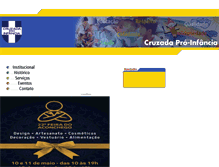 Tablet Screenshot of cruzada.org.br